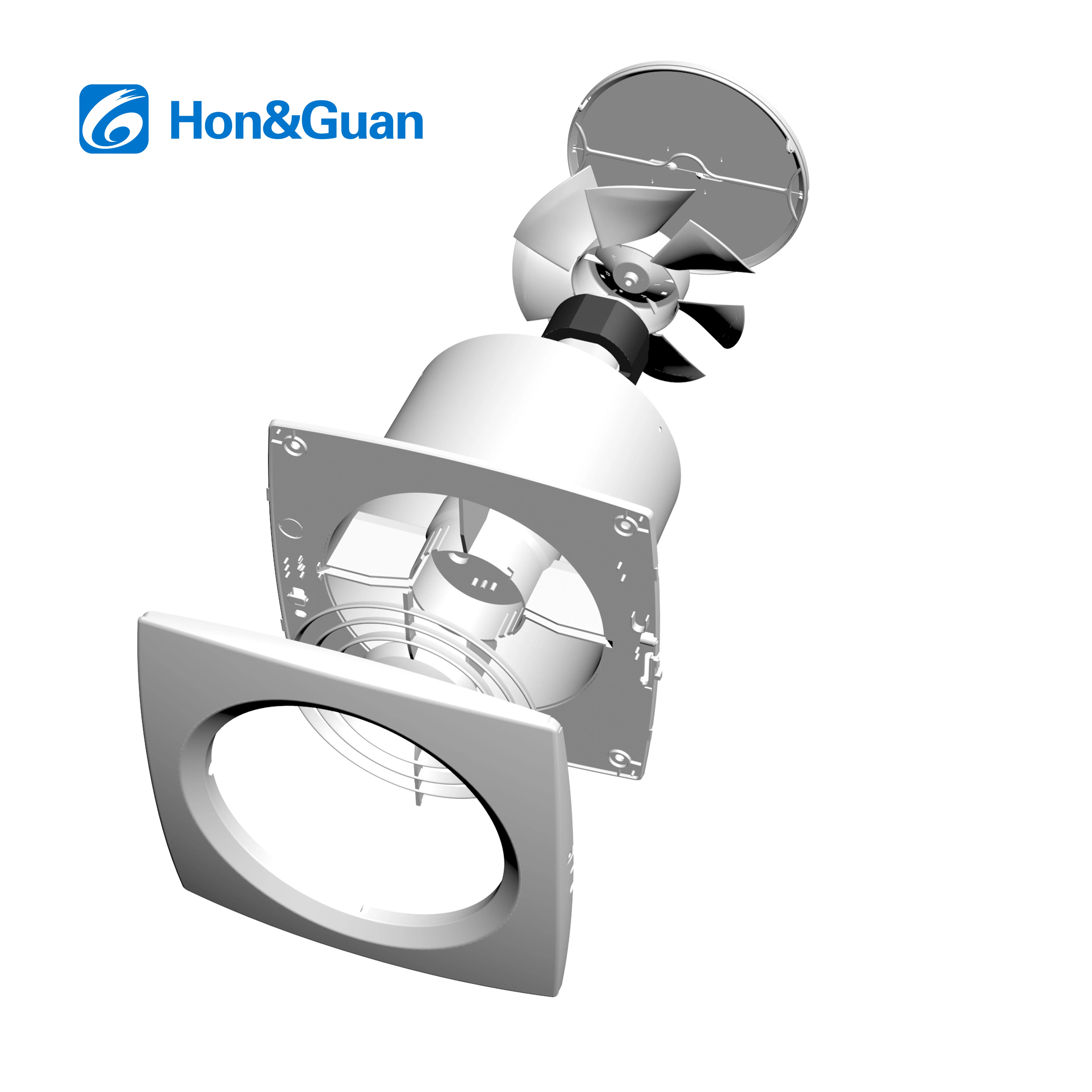 Mounted Wall Exhaust Fan, 4''6'', Ceiling - detail 24