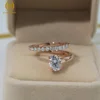 Diamant de couleur or/blanc D
