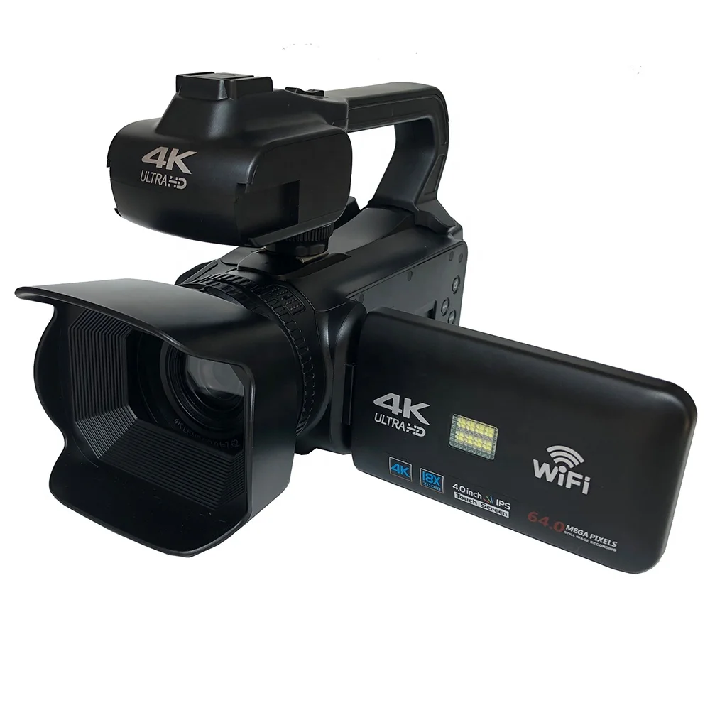 DVC 4K Ultra HD ビデオカメラ WiFi(使用は1度／箱なし) DVC 4K Ultra HD Camcorder - 48.0 Mega Pixels and Wifi Good