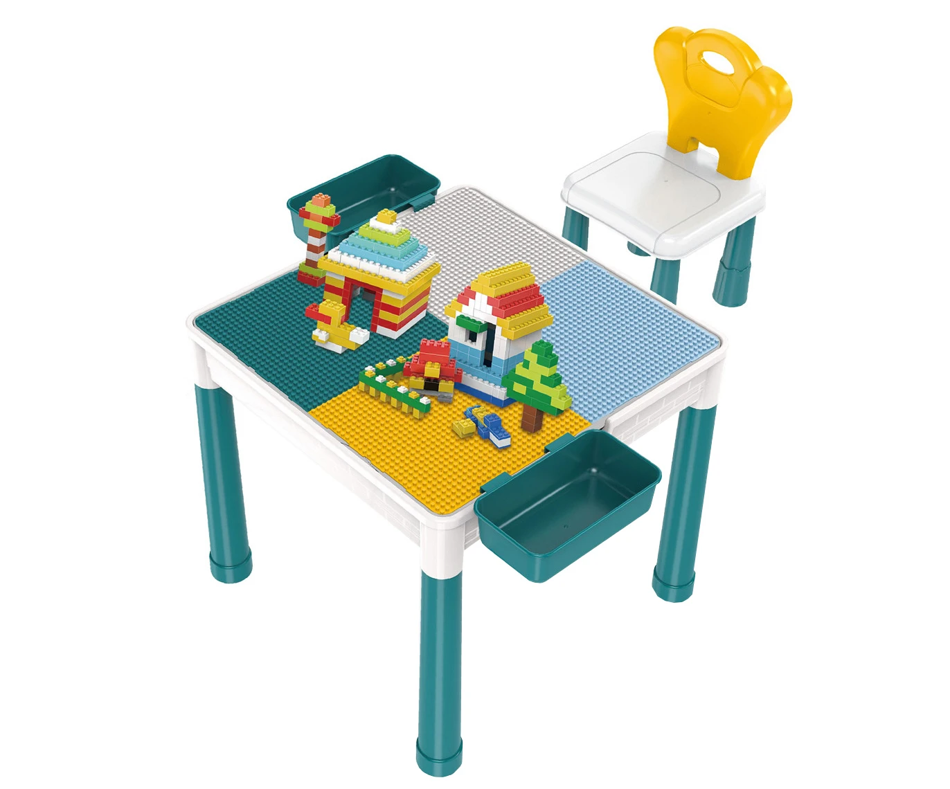 Fun Building Block Study Table