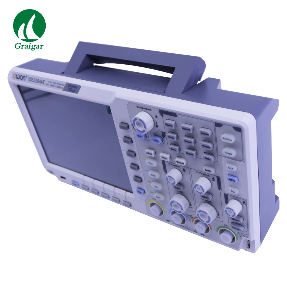 Hantek2D72 Precision 3IN1 70mhz 2-Channel Digital Oscilloscope Waveform Generator Multimeter Handheld USB Oscilloscope 125msa/S