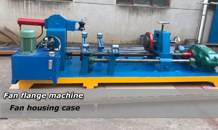 BOBO Machine hydraulic cold fan flange spinning machine shown in a detail photo for this news article