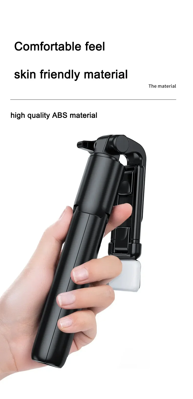 R1 R1S Remote Control with Beauty Led Light - Selfie Stick