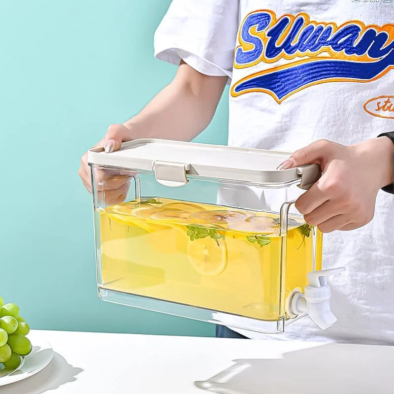 Домашний кухонный холодильник для холодного питья лимонный фруктовый мягкий сок напиток водопроводный диспенсер