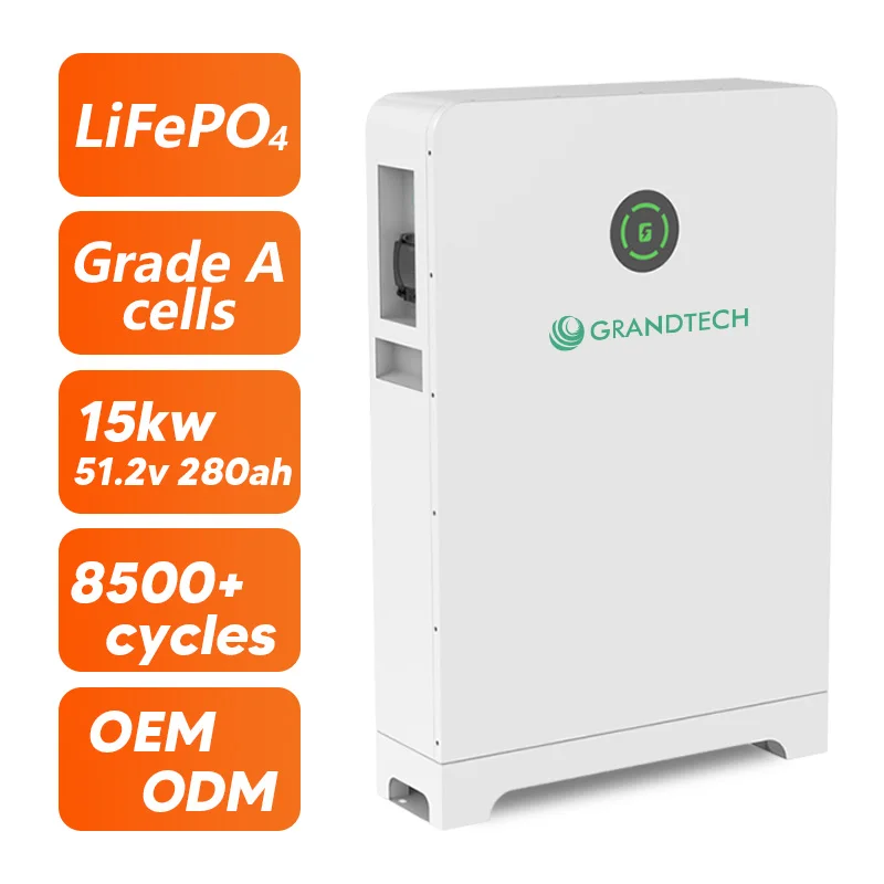Stoc SAM Batairea Lithuim 48v 280ah 15KWh 100ah 200ah Batairea Gréine 5kwh 10KWh Córas Gréine 48v LiFepo4 Batairea PowerWall