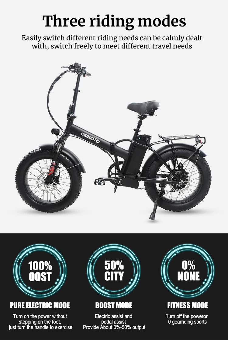 Bicicleta Electrica 500w 48v Plegable Baratas Para Adultos