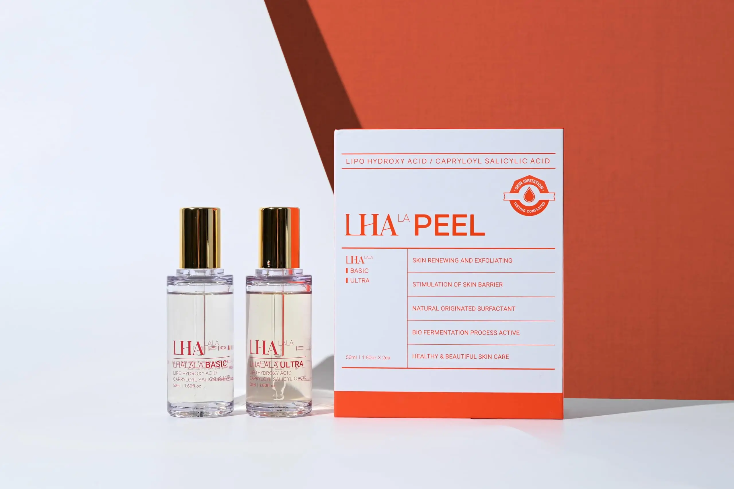 新品未開封LHALA Peel 50ml x 2本 LHA LALA PEEL Basic & Ultra 504 第四代煥膚– 5SKINLAB