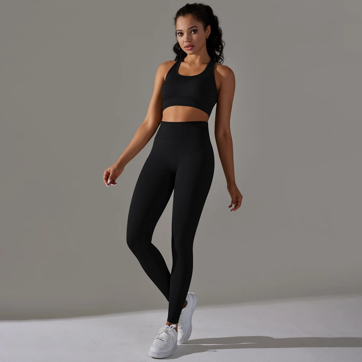 2023 New Wholesale Ropa Deportiva Yoga Wear Set Seamless Women ...