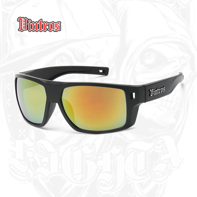 Locman Occhiali Occhiali Da Sole Locs LC53 Stile Gangster Biker - Avvolgenti, UV400, Nero O Bianco Occhiali Da Sole Biker - Foto 5