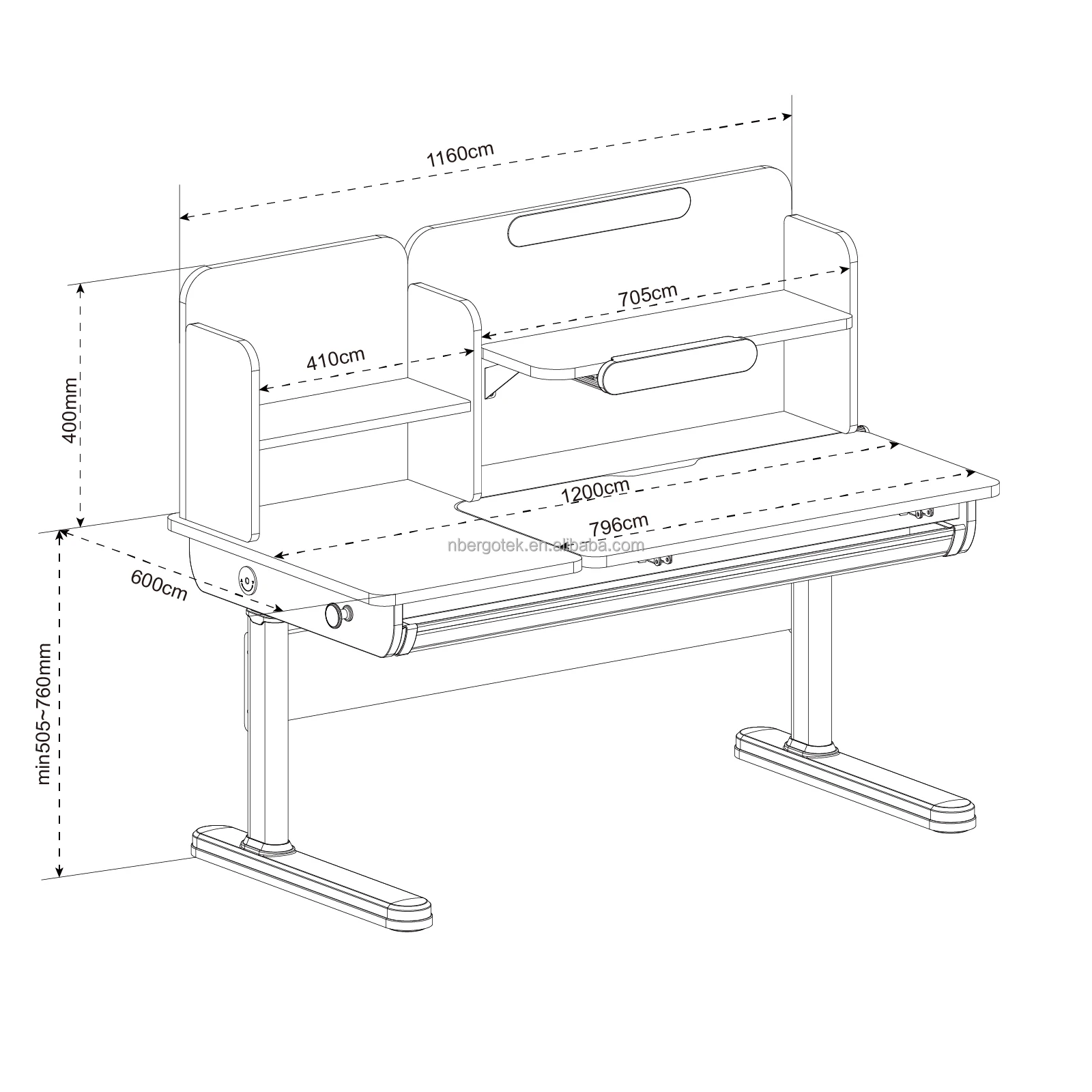 Height Adjustable Table And Chair Modern Writing Home Drawing Ergonomic