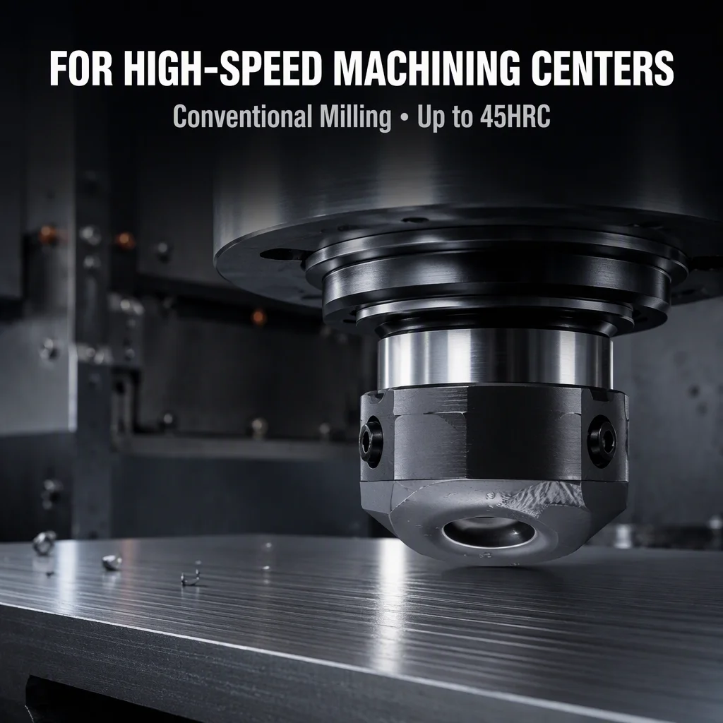 TRS Corner Radius Face Milling Cutter Indexable Mill Tool for RDMT10T3 RDMW1204 Inserts CNC Machining