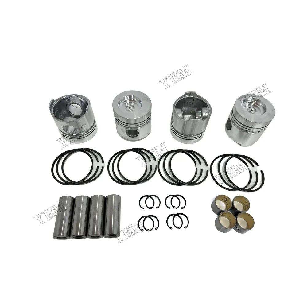 Piston Set With Rings Fit for Weichai ZH4102Y4-1 Engine 2