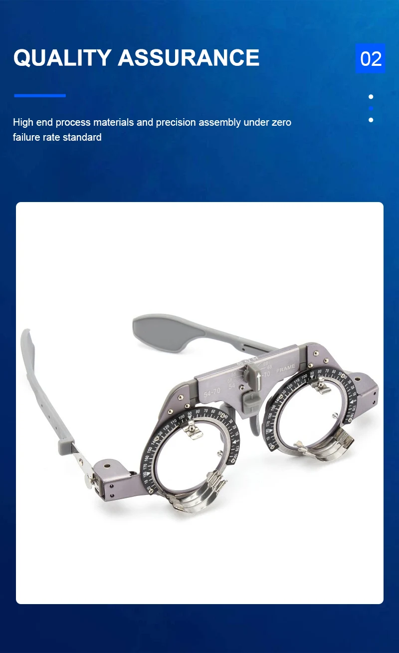 Rightway Brand Optical high quality trial lens frames TF-5470 trial frame