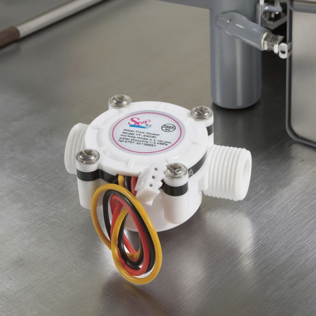 G3/8" YF-S402C Food Grade POM Turbine Hall Effect Water Flow Sensor 0.3-10LPM OEM DIJIANG for Liquid
