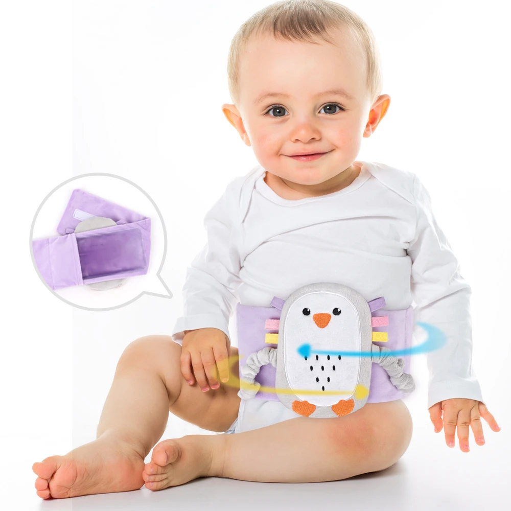 Adjustable Herbal Baby Belly Heating Pad For Fussy Infant Gas Relief