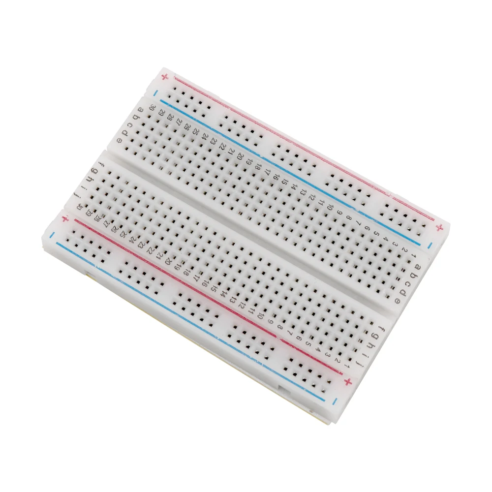 1 Pcs 400 Tie Points Solderless PCB Breadboard Mini Universal Test  Protoboard DIY Bread Board for Bus Test Circuit Board