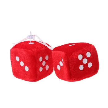 Promotional OEM Custom Manufacturer Cartoon Plush Dice Toy Suction Cup Pendant Creative Gift Plush Dice Toys Wholesale Doll Cute