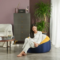 2021 New Fashion Factory Direct Wholesale Soft Living Room Bean Bag Sofa NO 5