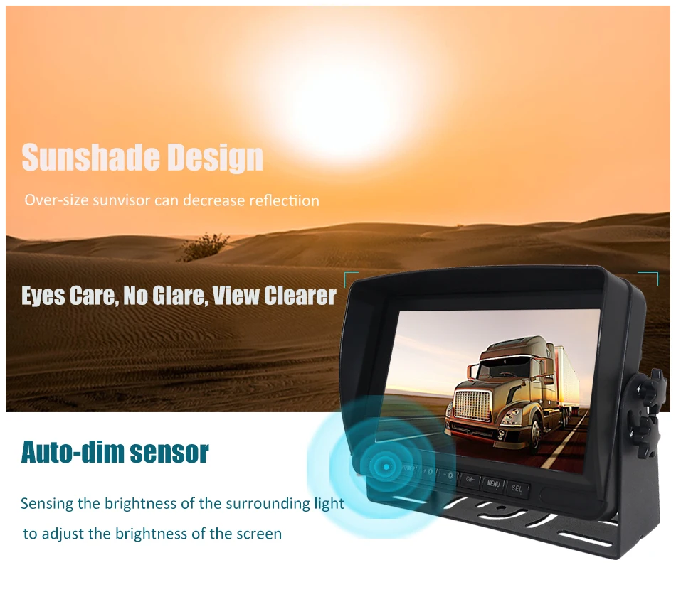 4pin Rear Camera CVBS 4PIN Rear View Camera System with Waterproof Night Vision