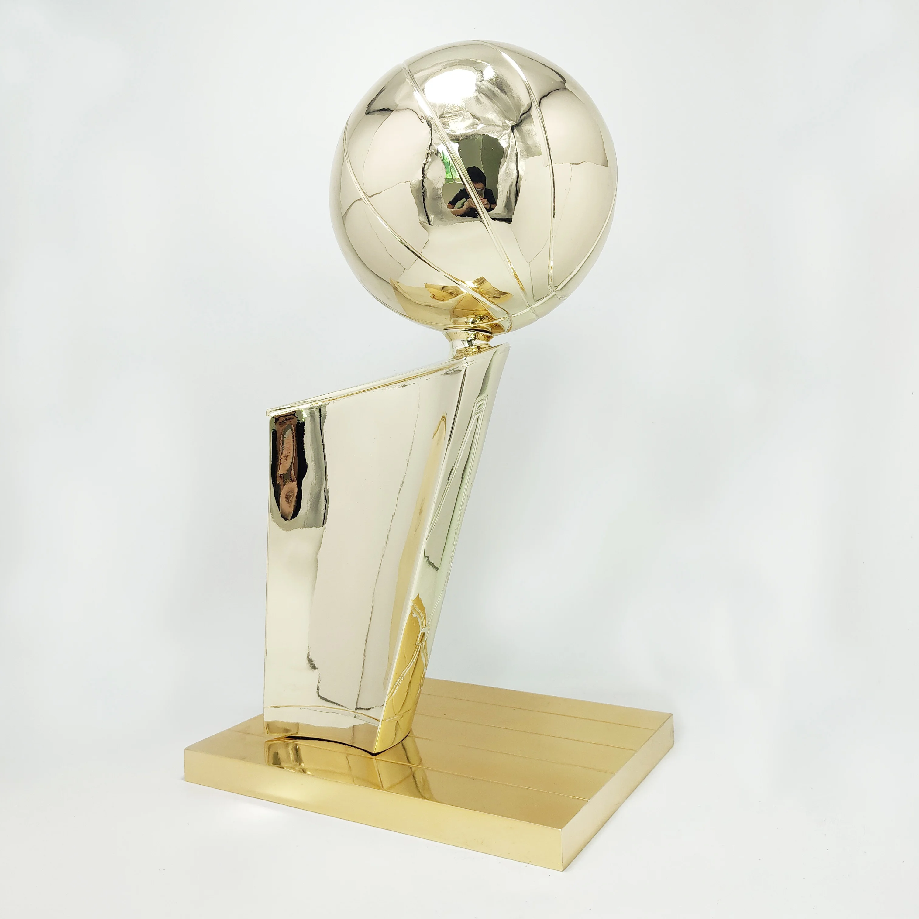 Customized Nba Basketball Trophy Souvenir Gift Metal Soccer Ball Trophy ...