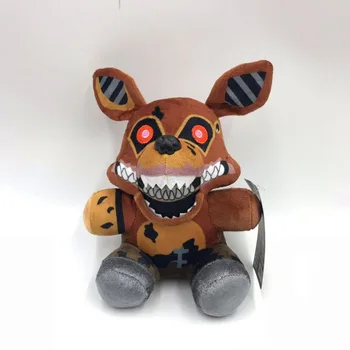 Dh42927 New 25cm Fnaf Nightmare Freddy Bear Foxy Springtrap Bonnie ...