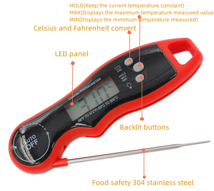 Instant Read Wireless Digital Thermometer