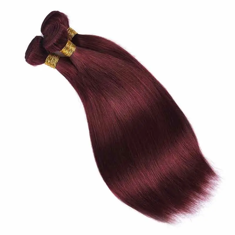 Indian hair extensions human hotsell hair burgundy 3 bundle