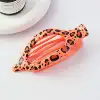 Vibrant Orange Leopard Print
