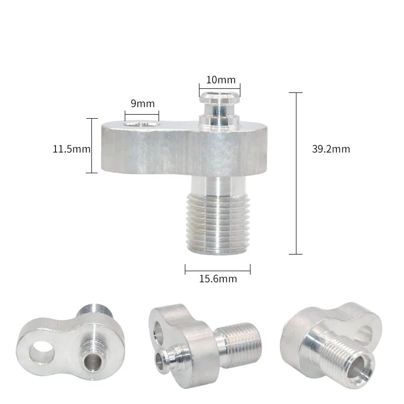 Custom A/C Lines AC Compressor Drier Condenser Radiator Fitting Adapter for Auto Air Conditioning Hose R134a