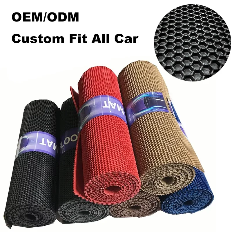 Wholesale Custom AT5023 Non-slip PVC Roll for Trunk Liner Car Floor Mats