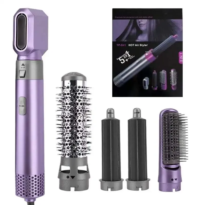 2023popular Rotating Curling Iron With Clips Alure Three Barrel Curling