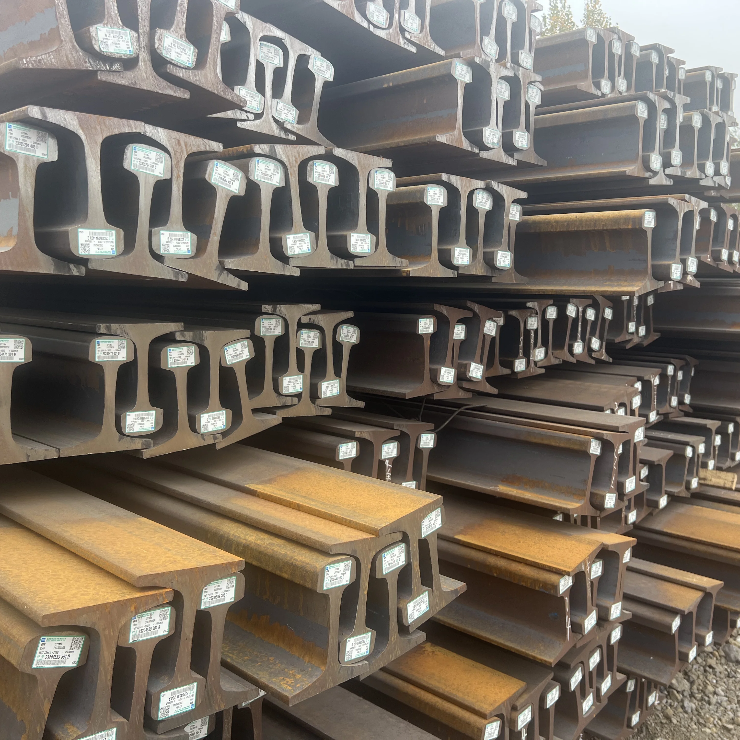 Factory Supply 8KG meters weigh 8.42KG Light Steel Rails Iron Railway Light Used Steel Rail