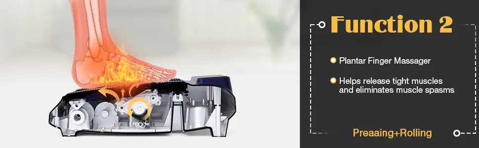 Chinese Foot Massage Machine Model Swing Foot Massager with Heat Shiatsu Kneading and Vibrating