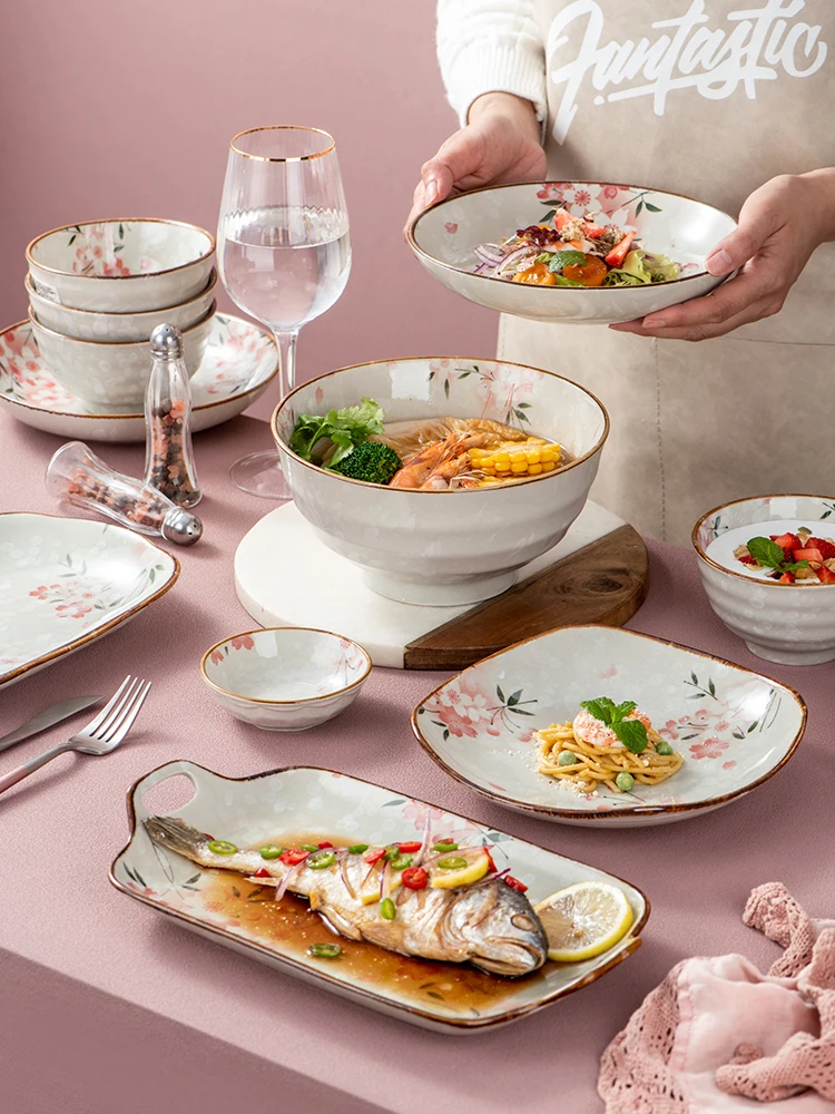 Wholesale Luxury Crockery Set Ceramic Tableware Dish Plate Dinnerware Set Buy Tableware Set