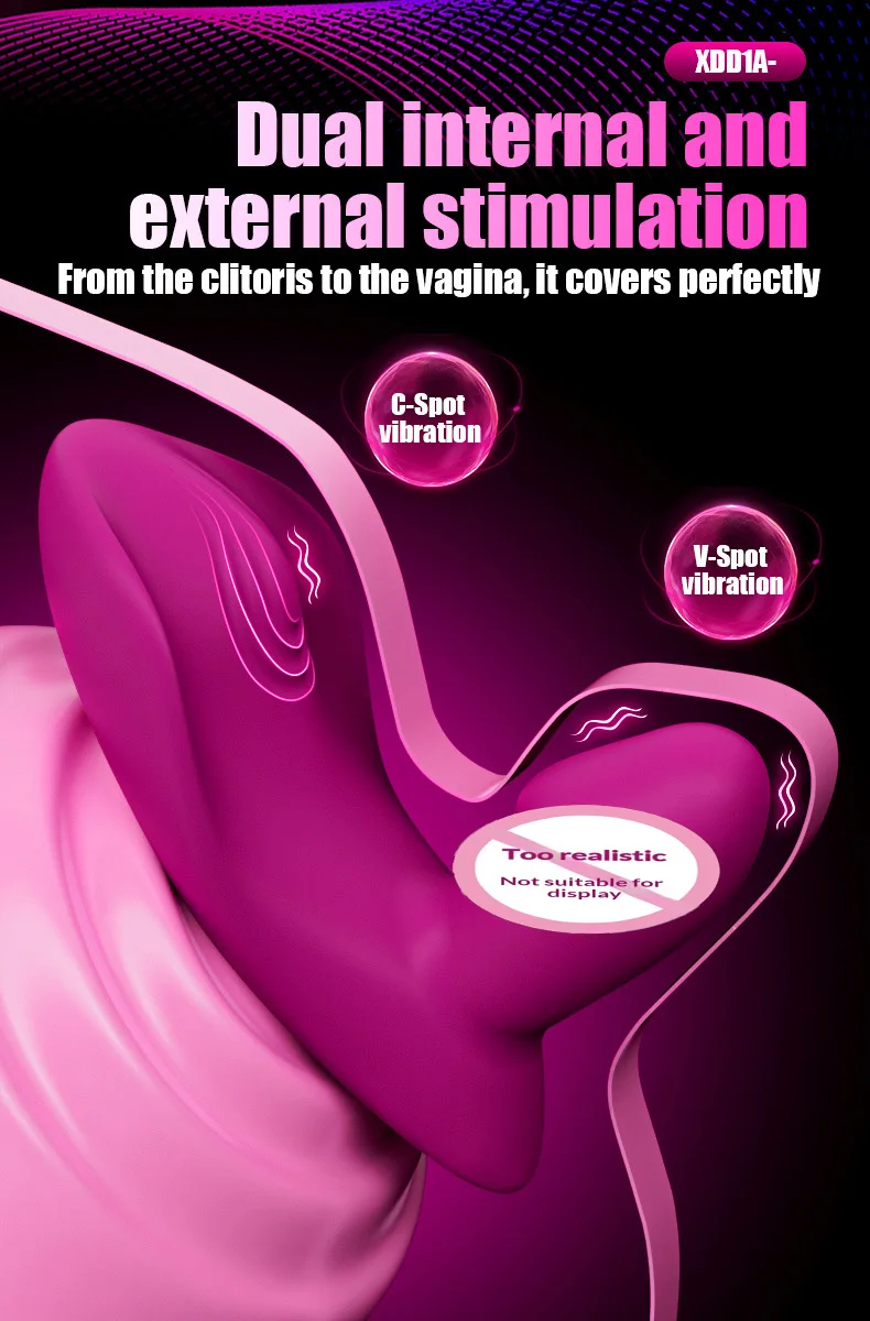 Premium TPE egg vibrator close-up with app control interface