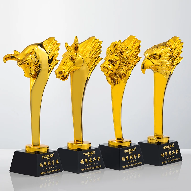 Factory wholesale custom new Crystal Annual Trophy factory