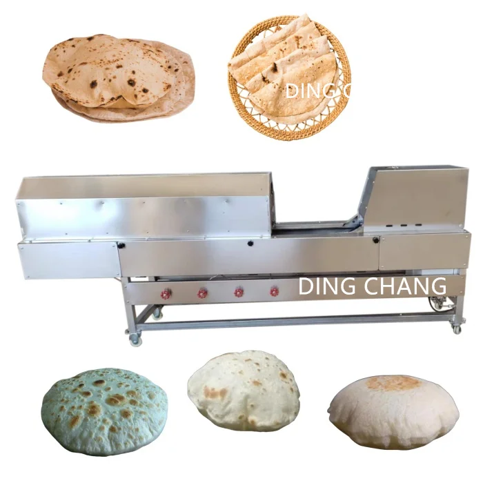 High Efficiency Roti Chapati Making Machine Paratha Production Line Automatic Tortilla Press Machine Flat Bread Maker Machine