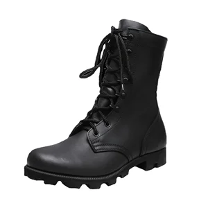 Hanagal OEM ODM Custom Wholesale Other Personal Defense Equipment Leather Women and Men's Tactical Combat Boots