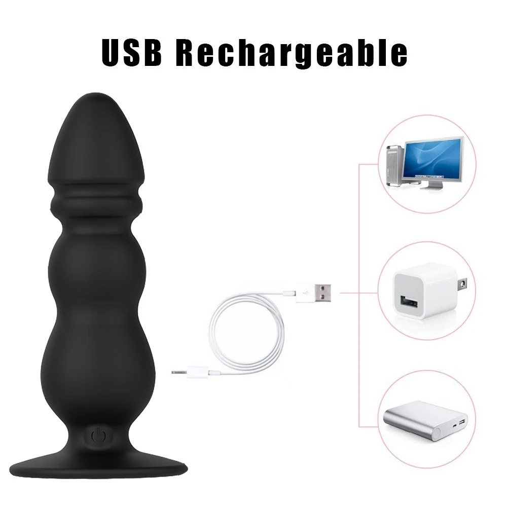 Thrusting Vibrating Anal Sex Toy With 7 Powerful Back Forth Anal Vibrator Patterns Thruster for Anal Sex