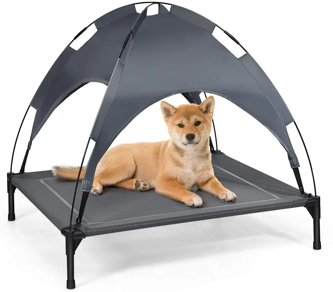 Dog Bed Indoor Outdoor Cooling Elevated Pet Air Cot With Removable