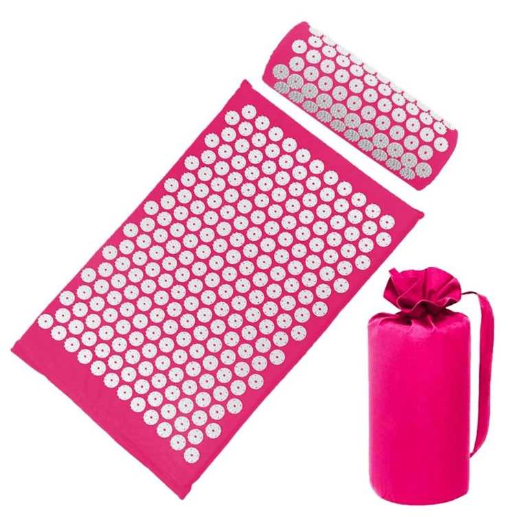 SHENGDE Massage Relax High Quality Portable  Eco Friendly Spike Acupuncture Massage Mat Yoga Organic Acupressure Mat