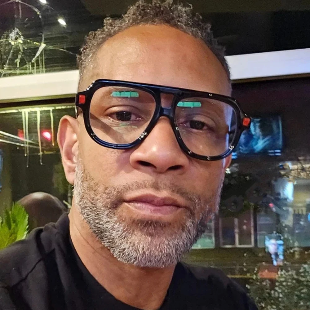 2024 Luxury Pilot Men Reading Glasses High Quality Vintage