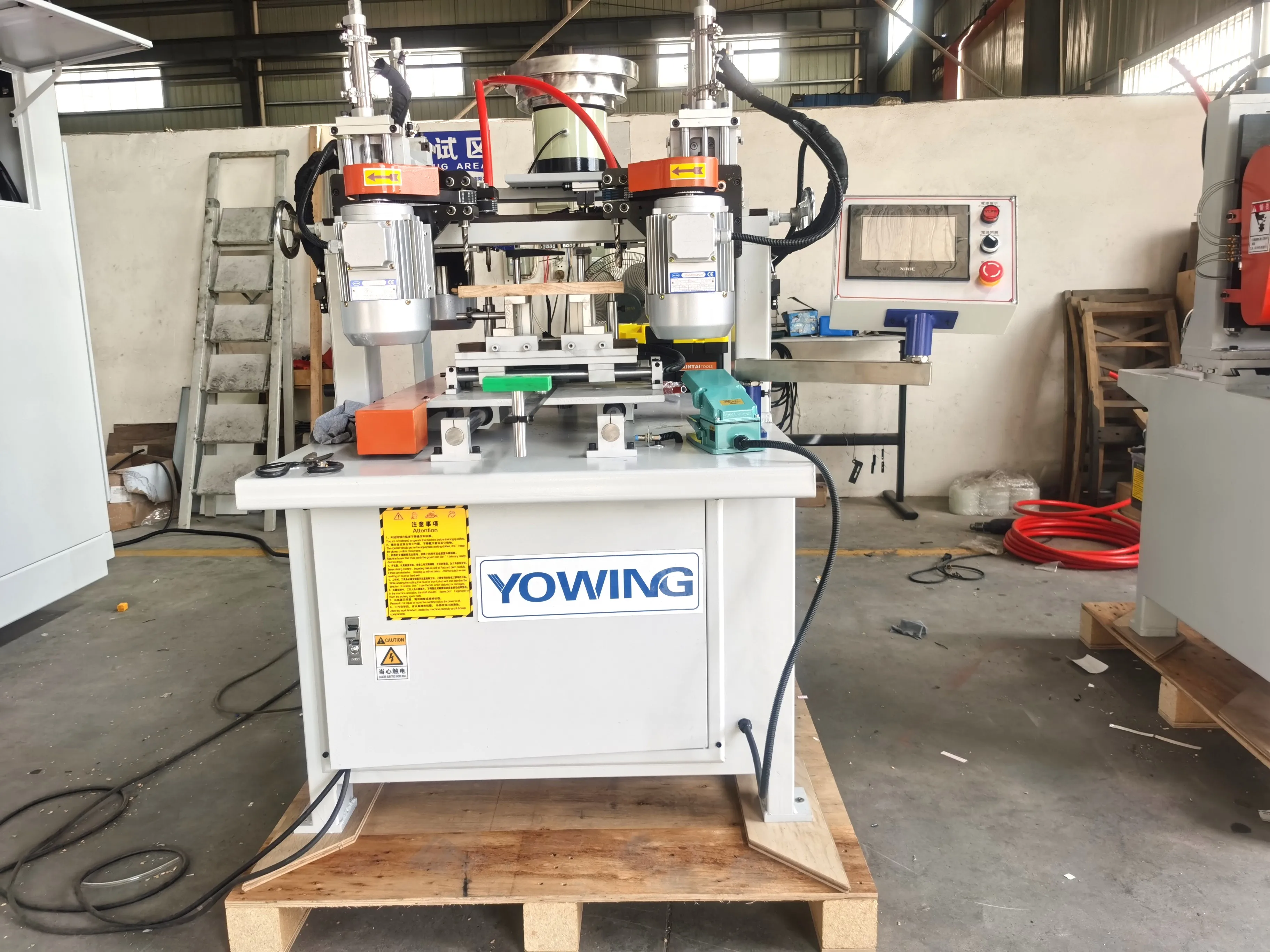 Wood Multi Functions Boring Tapping Processing Machine for Chair Back