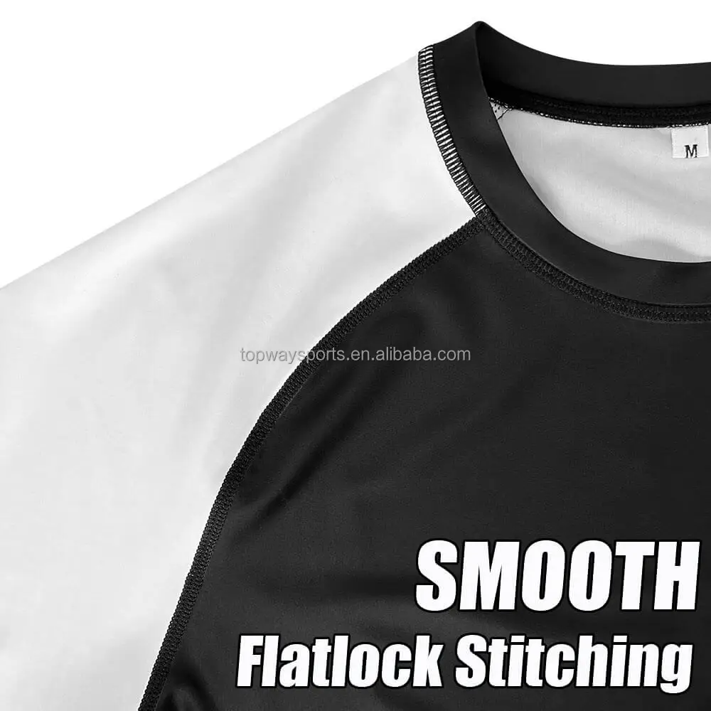 OEM Wholesale Blank No Gi BJJ Grappling Rash Guards