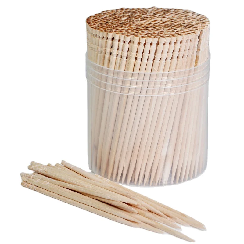 
Биоразлагаемые Персонализированные Одноразовые зубочистки из березы 