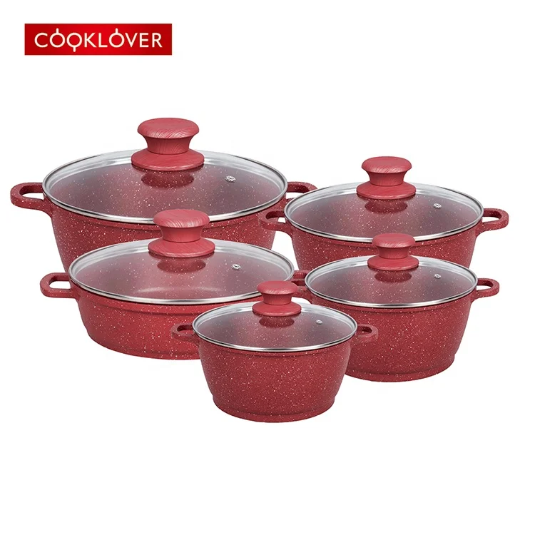  COOKLOVER Non-stick induction cookware set -pack -15