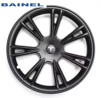 BAINEL Car modified upgrade facelift body kits wheel hub cover hubcaps 19'' fully covered For Tesla Model Y