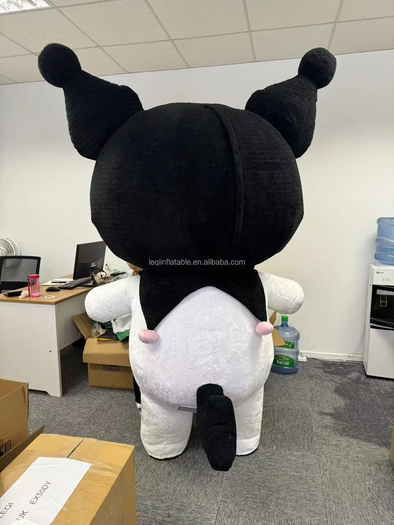 Funny Cosplay Cartoon Character Inflatable Kuromi Mascot Costume For ...