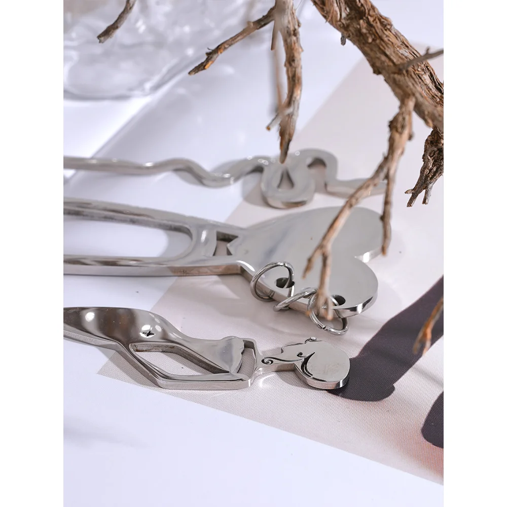 JINYOU 927 из нержавеющей стали 1 шт. змеиное сердце женские модные шпильки темпераментные индивидуальные головные уборы аксессуары ювелирные изделия для женщин