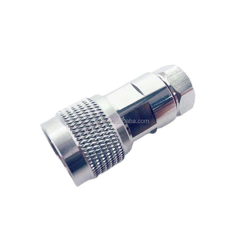 Chinese Manufacture N Male Connector for 1/4 RF Coax Feeder Cable